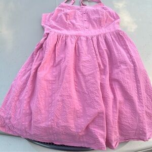 Torrid Pink Mini Baby Doll Spaghetti Strap Sweetheart Neckline Sundress Size 12